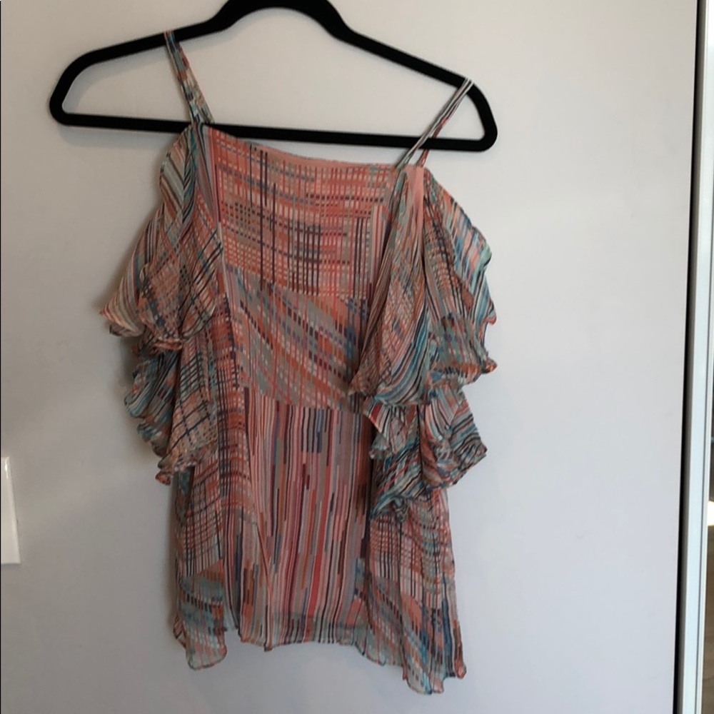 Rodebjer silk off the shoulder blouse small